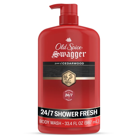 (3 pack) Old Spice Body & Face Wash for Men, 24/7 Shower Fresh ...