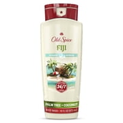 Old Spice Body Wash for Men, Fiji-Palm Tree + Coconut, 24/7 Shower Fresh, 16 fl oz