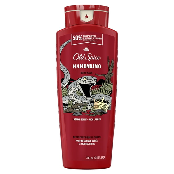 Old Spice Body Wash for Men, Mamba King, All Skin Types, 24 fl oz