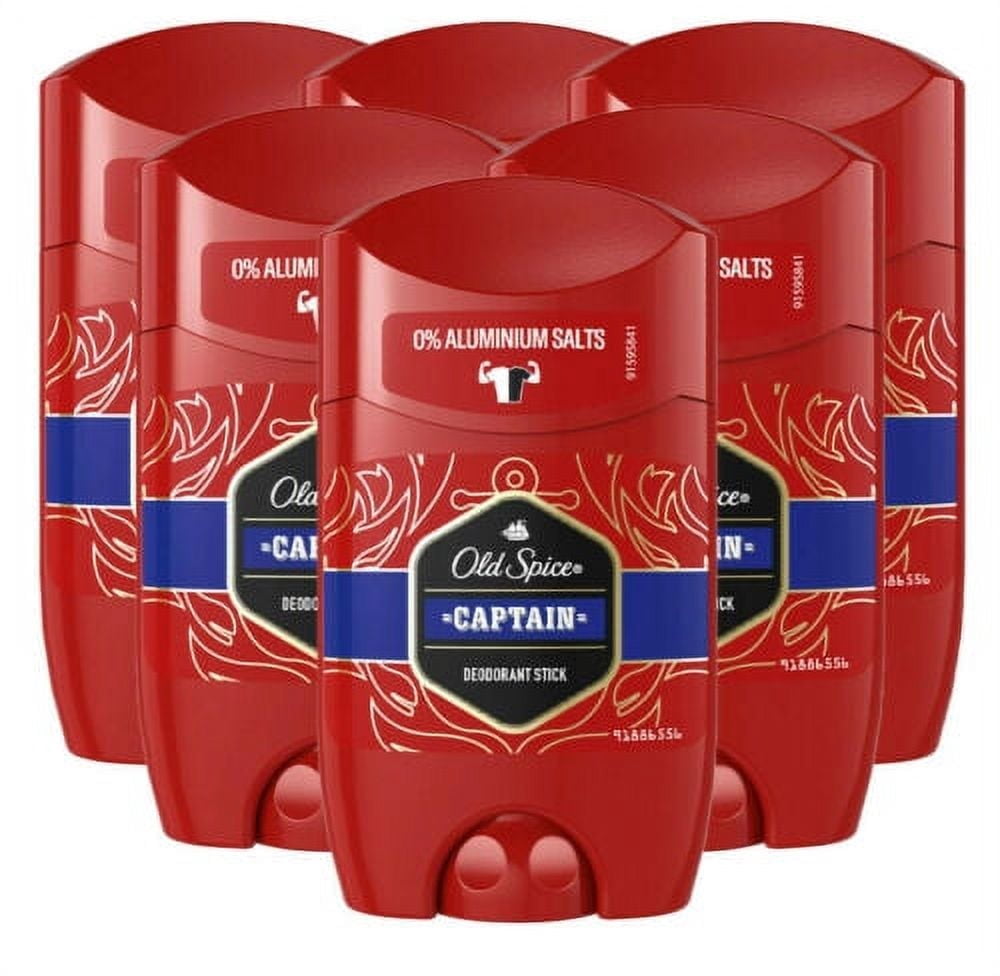 Old Spice Captain Deodorant Stick (6 pack)