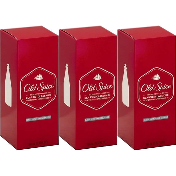 Old Spice Classic After Shave 6.37 oz ( Pack of 3)
