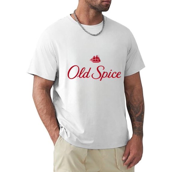 Old Spice Classic Logo Retro Grooming Humor Vintage Style Unisex T-Shirt, for men & women, up to size 5XL.