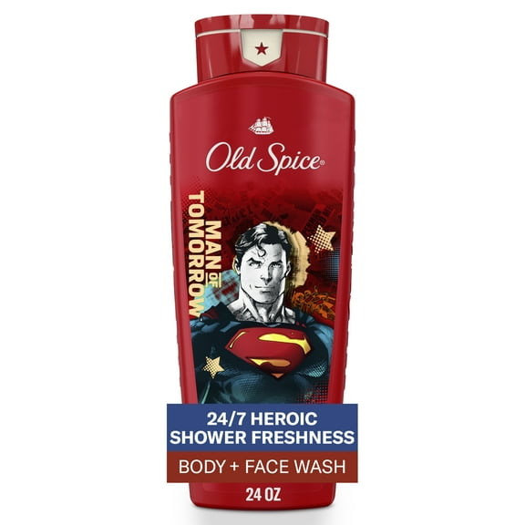 Old Spice Men's Body Wash, Shower Fresh, Superman, 24oz