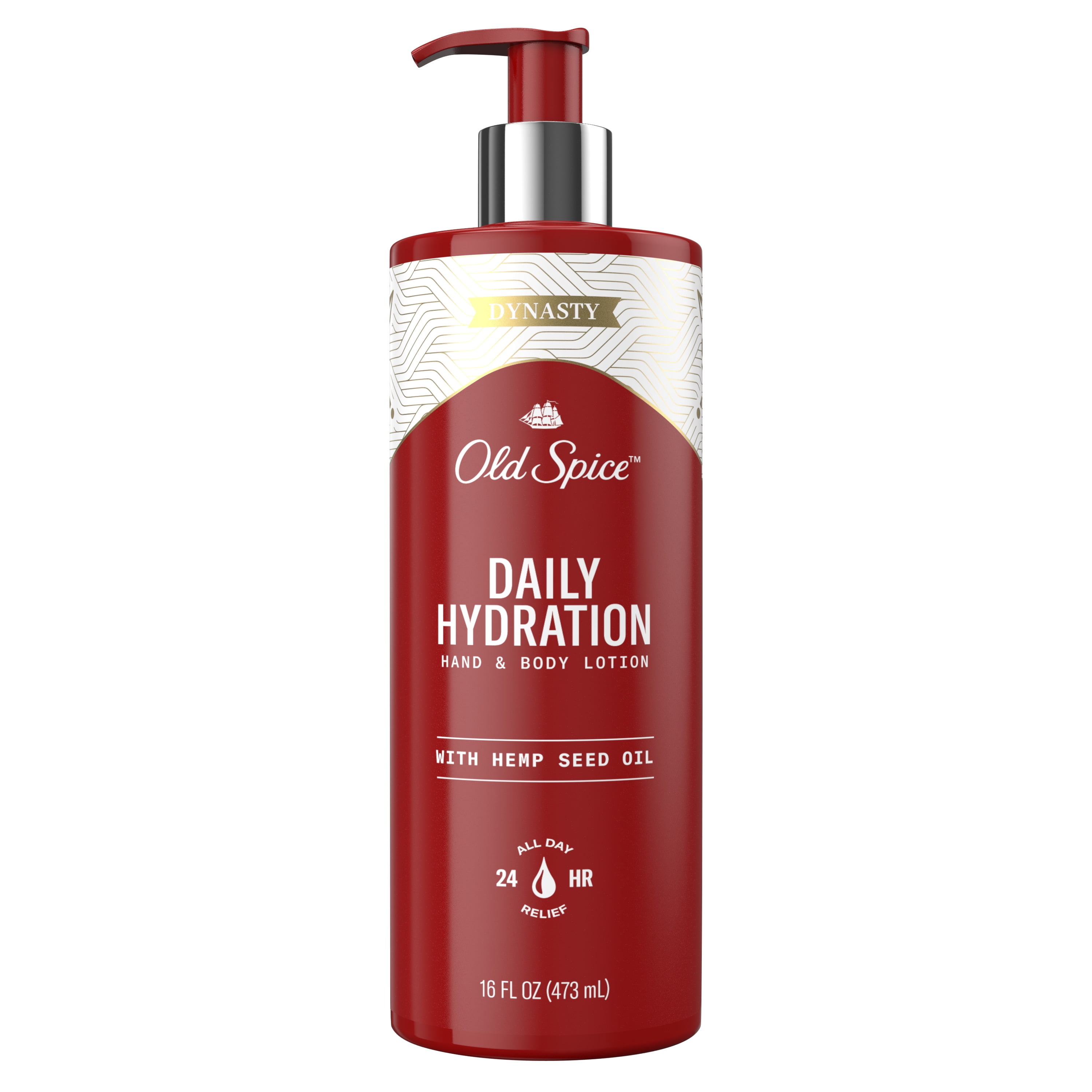 Old Spice Daily Hydration Hand & Body Lotion for Men, with Hemp Seed
