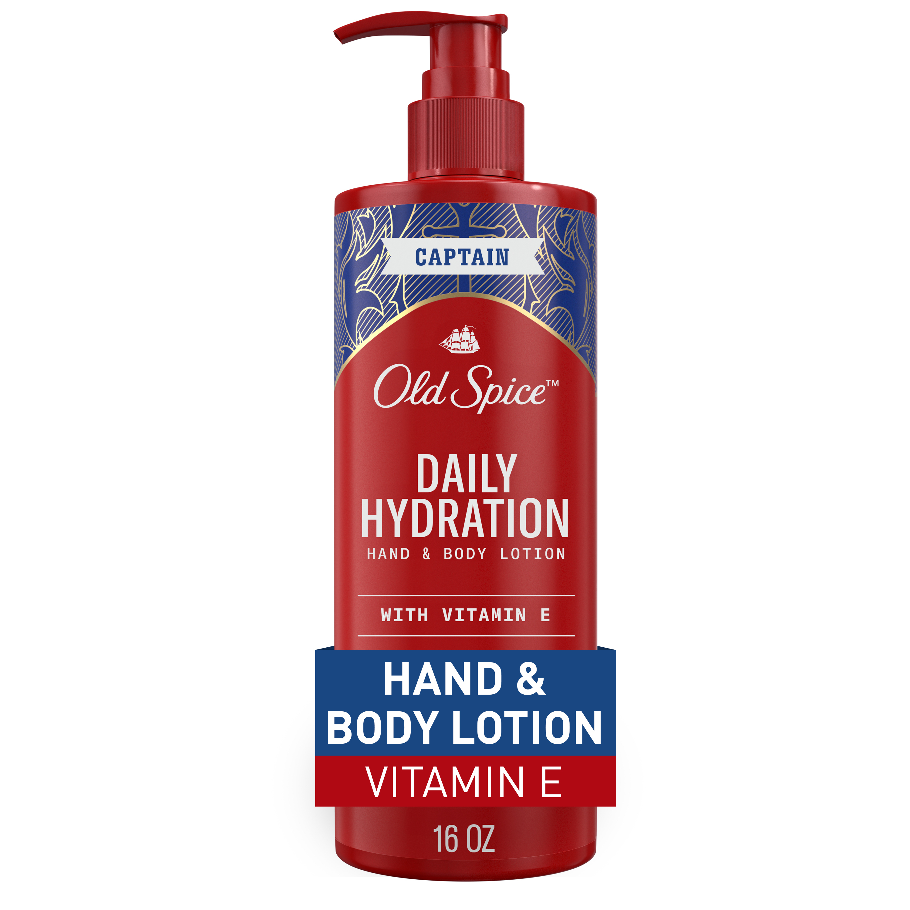 Old Spice Daily Hydration Hand & Body Lotion with Vitamin E, 16 fl oz - image 1 of 8