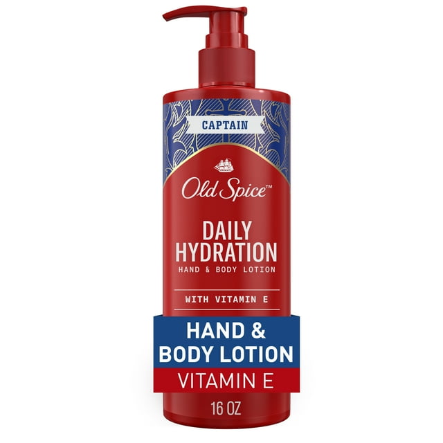Old Spice Daily Hydration Hand & Body Lotion with Vitamin E, 16 fl oz