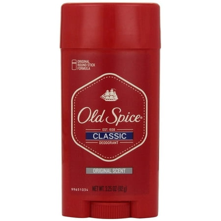 Old Spice Deodorant 3.25oz Classic Solid (3 Pack)