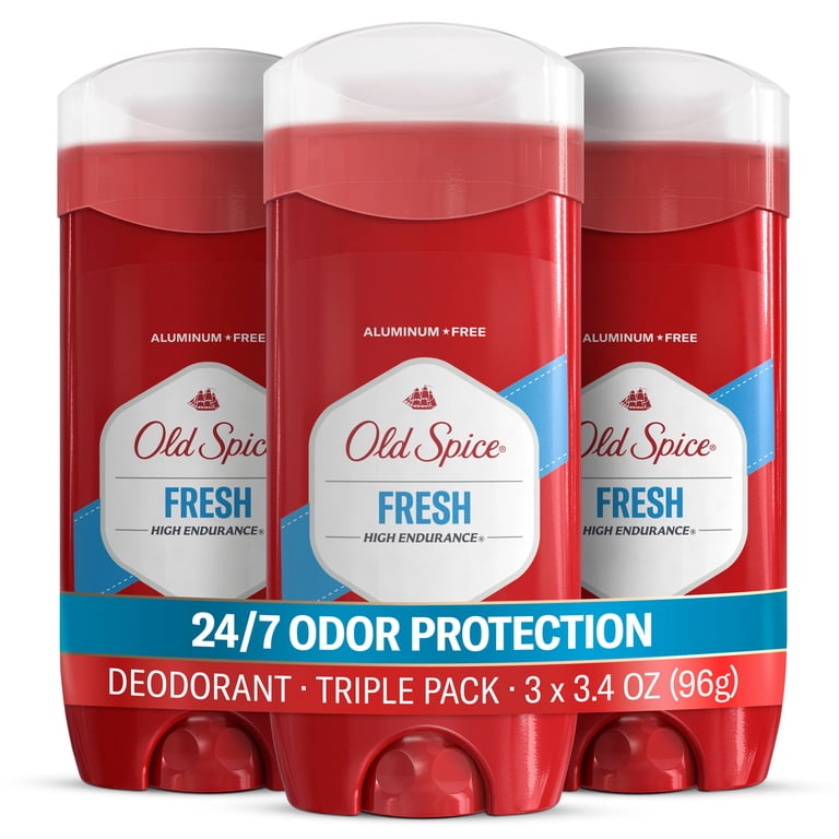 Old Spice Deodorant for Men High Endurance Fresh Scent 3x3.4oz