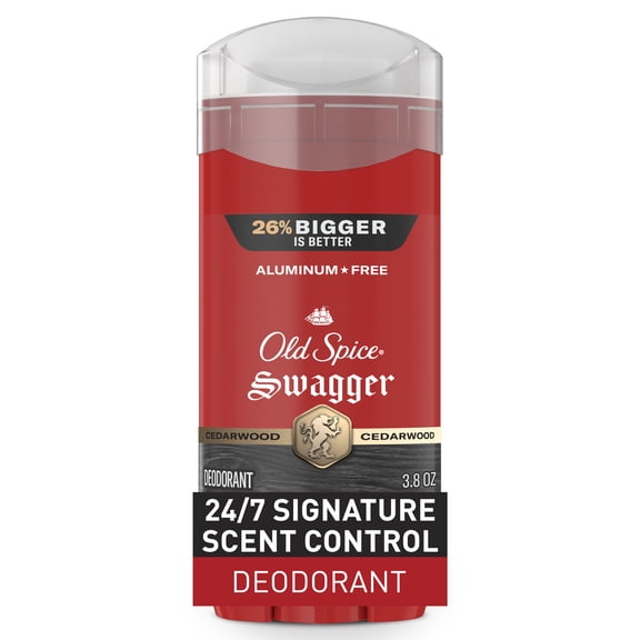 Old Spice Deodorant for Men, Aluminum Free, Invisible Solid Stick, Swagger, 3.8oz