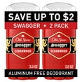 thumbnail image 1 of Old Spice Deodorant for Men, Aluminum-Free, Swagger, 3.0 oz, Pack of 2, 1 of 8