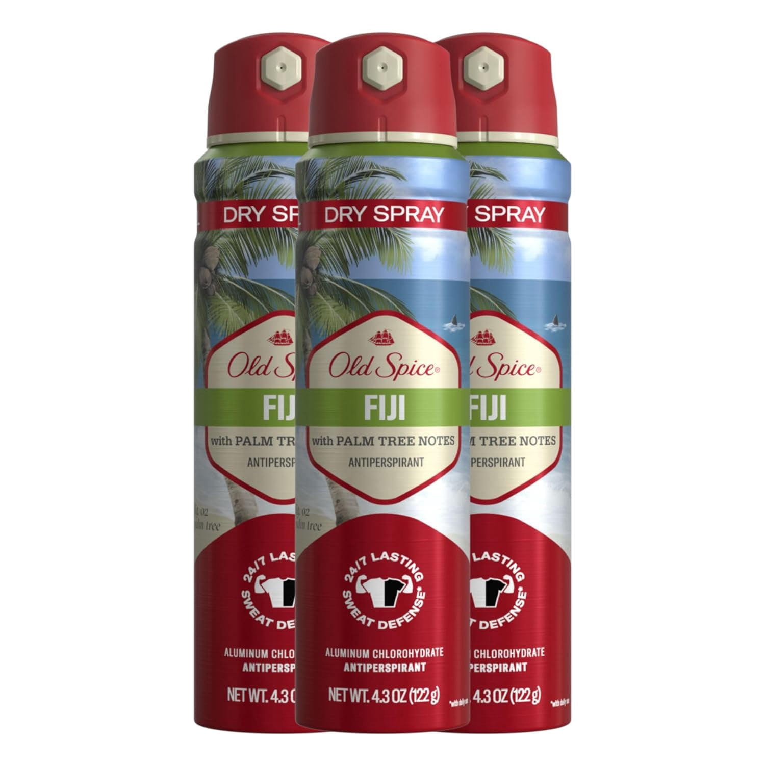 Old Spice Invisible Solid Antiperspirant Deodorant – Fiji Scent Twin Pack