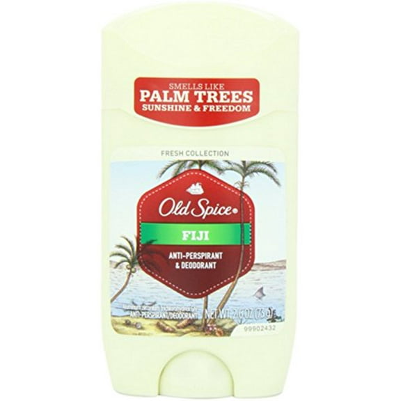 Old Spice Fiji Fresh Collection Antiperspirant Deodorant Men, 2.6 oz, 6 Pack