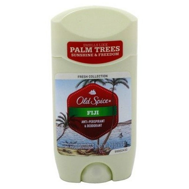 Old Spice Antiperspirant Deodorant for Men Fiji 2.6 oz (Pack of 3)
