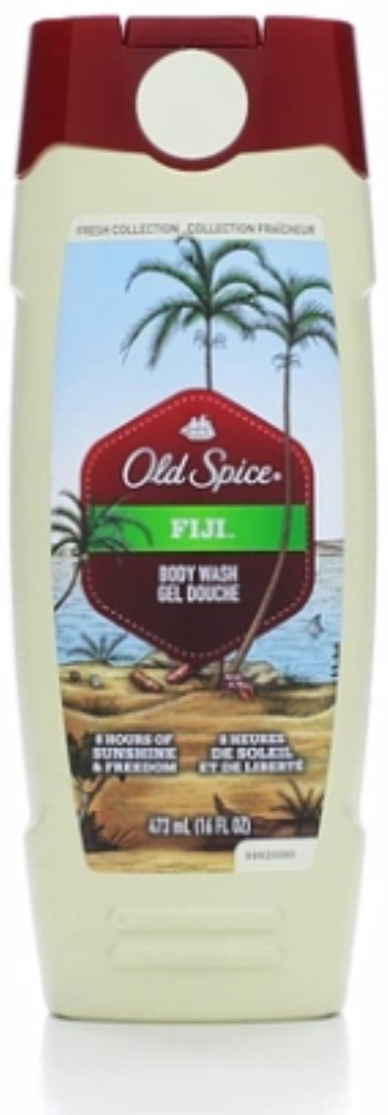 Old Spice Fresh Collection Body Wash Fiji 16 oz (Pack of 4)