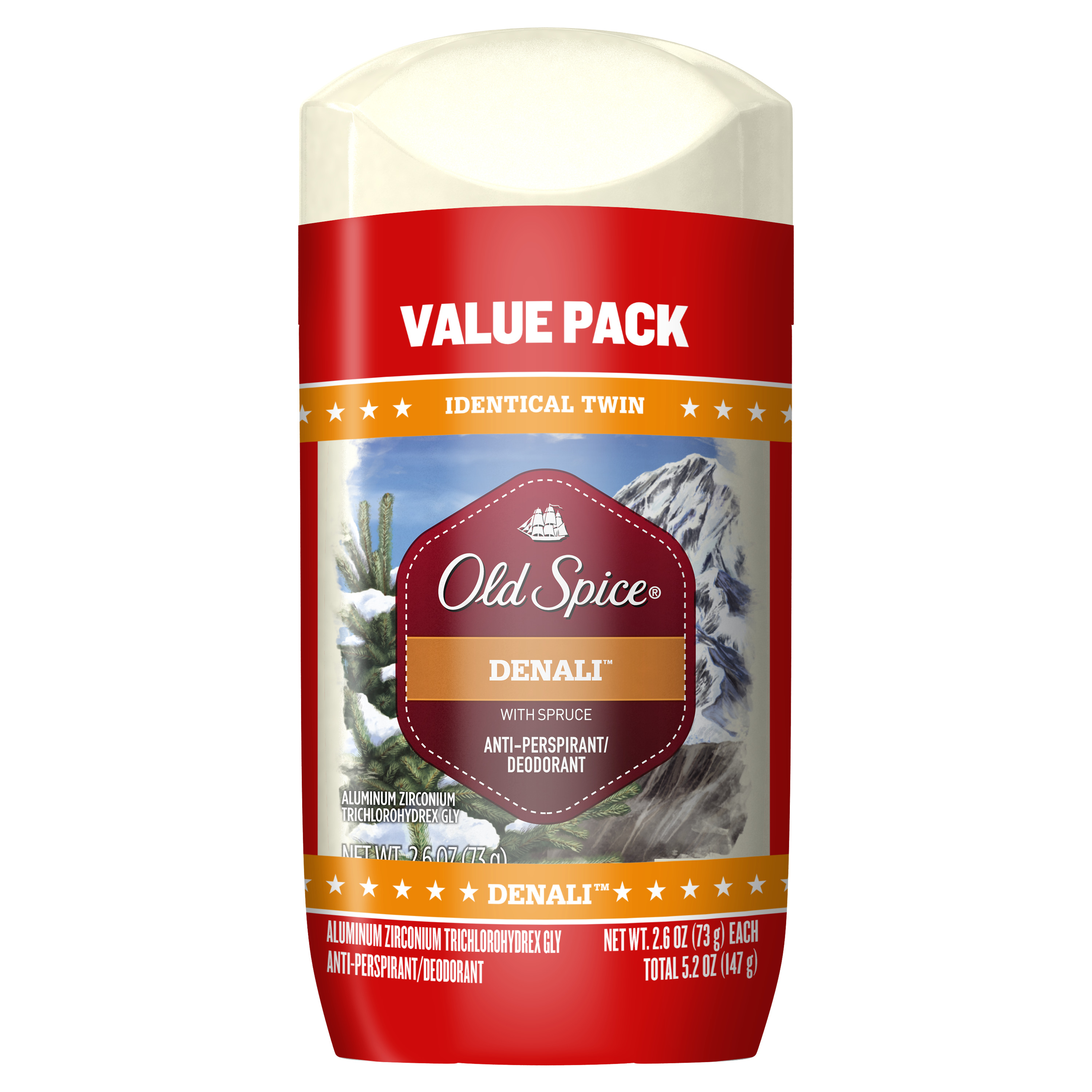 Old Spice Fresh Collection Denali Antiperspirant and Deodorant 2.6 oz Twin - image 1 of 6
