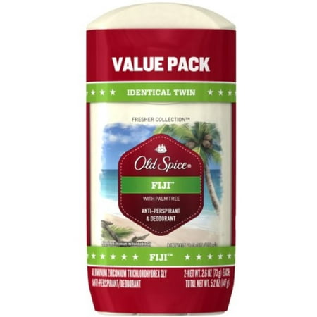 Old Spice Fresher Collection Anti-Perspirant & Deodorant, Fiji 2.6 oz, 2 ea (Pack of 6)