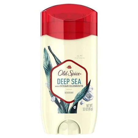 Old Spice Deodorant Deep Sea With Ocean Elements, 3 oz, 3 Pack