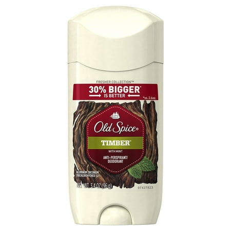 Old Spice Fresher Collection Men's Invisible Solid Timber with Sandalwood