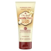 Old Spice GentleMan's Blend Total Body Deodorant, Vanilla + Shea, Aluminum Free Deodorant Cream, 3 oz