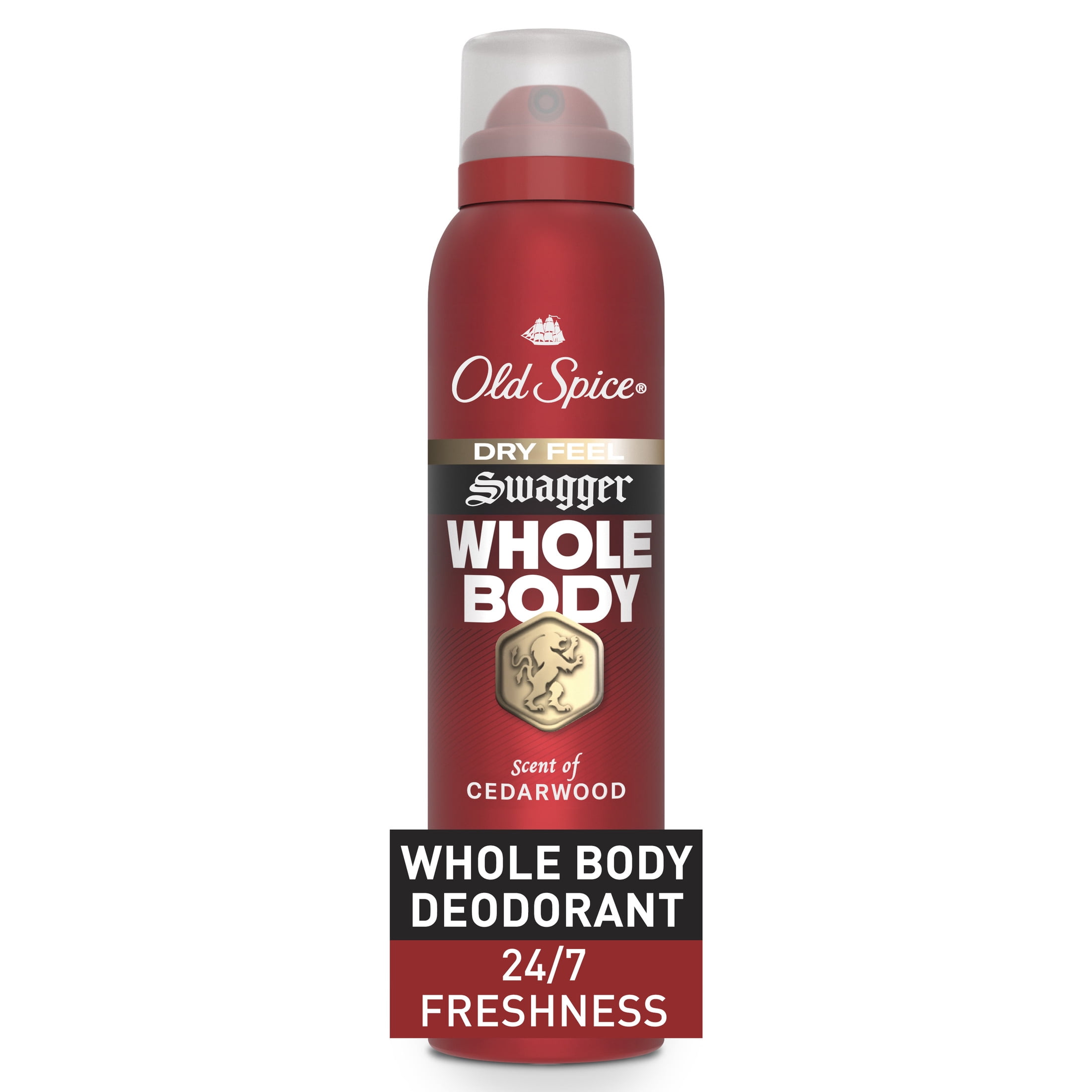 Old Spice Whole Body Deodorant Spray, Swagger, 3.5oz