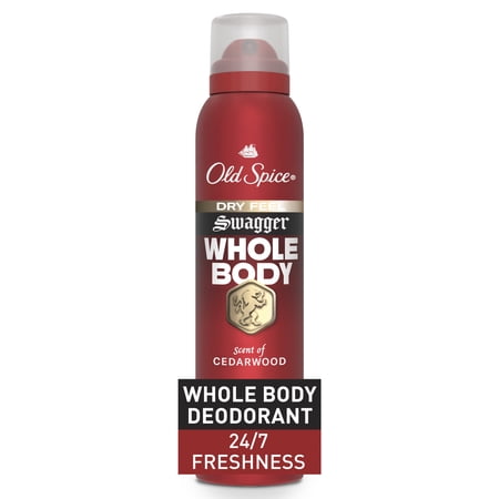 Old Spice Whole Body Deodorant Spray, Swagger, 3.5oz