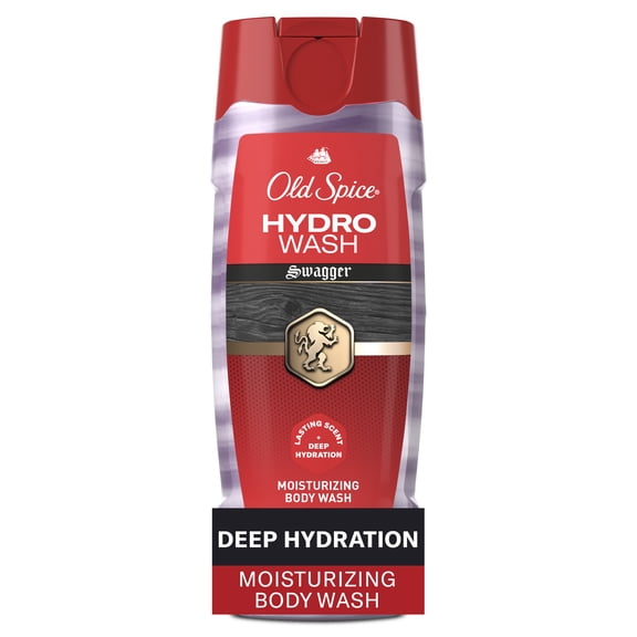 Old Spice Hardest Working Smoother Swagger Hydro Wash for Men 16 Oz.
