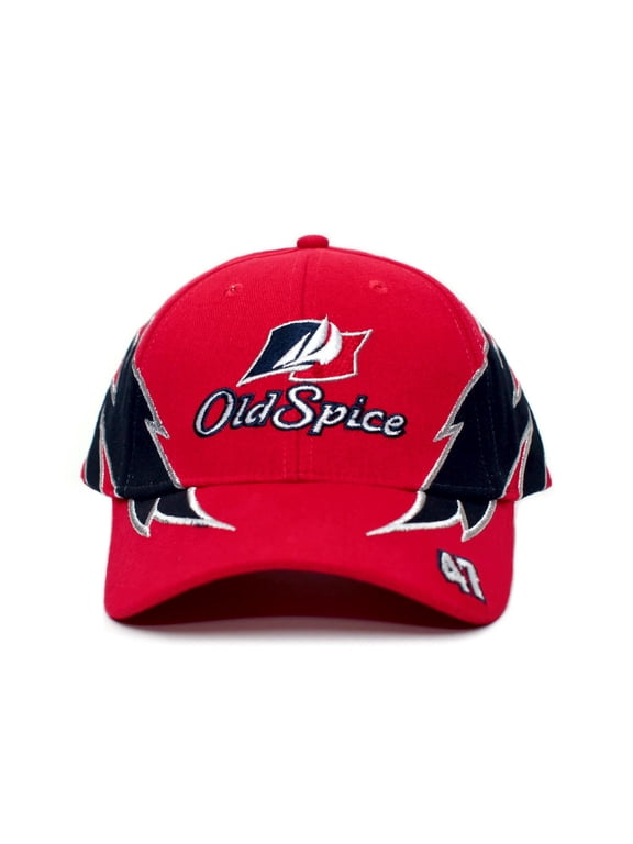 Old Spice Hat #47 Cal Naughton Cap Talladega Nights Unisex Red