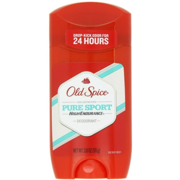 Old Spice High Endurance Deodorant Pure Sport 3 oz (Pack of 2)