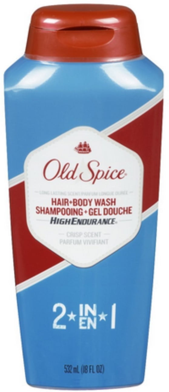 Old Spice High Endurance Hair & Body Wash 18 oz (Pack of 2)