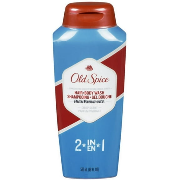 Old Spice High Endurance Hair & Body Wash 18 oz (Pack of 2)