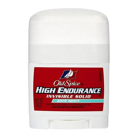 Old Spice High Endurance Invisible Solid Deodorant Stick Pure Sport -0.5 Oz, 4 Ea, 6 Pack