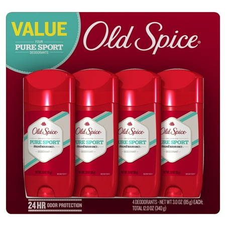 Old Spice High Endurance Pure Sport Scent Deodorant for Men, 3.0 oz