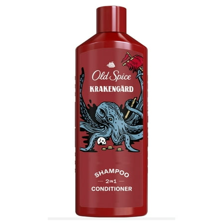 Old Spice Krakengard 2in1 Shampoo & Conditioner for Men, Healthier, Fuller, More Moisturized Looking Hair, 13.5 fl oz