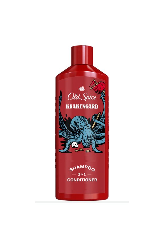 Krakengard 2in1 Shampoo and Conditioner for Men, Healthier, Fuller, More Moisturized Looking Hair, 13.5 fl oz