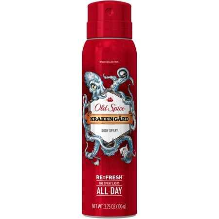 (2 pack) (2 Pack) Old Spice Body Spray Wild Collection Krakengard 3.75 oz