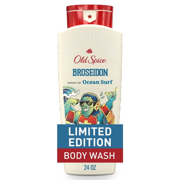 Old Spice Men's Body Wash, Broseidon, 24oz