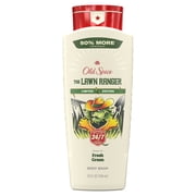 Old Spice Men's Body Wash, Lawn Ranger, Scent of Fresh Green, Long Lasting, Cleanse & Refresh, 24 fl oz