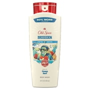 Old Spice Men's Body Wash, Broseidon, Scent of Ocean Surf, Long Lasting, Cleanse & Refresh 24 fl oz
