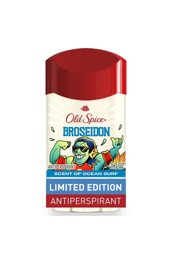 Men's Antiperspirant, Broseidon, Scent of Ocean Surf, 2.6oz