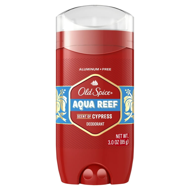 Old Spice Aqua Reef デオドラントスティック 85g Old Spice Men's Aluminum Free Deodorant, Invisible Solid Stick