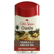 Old Spice Mens Antiperspirant Deodorant, Invisible Solid Stick, Oasis with Vanilla, 2.6oz
