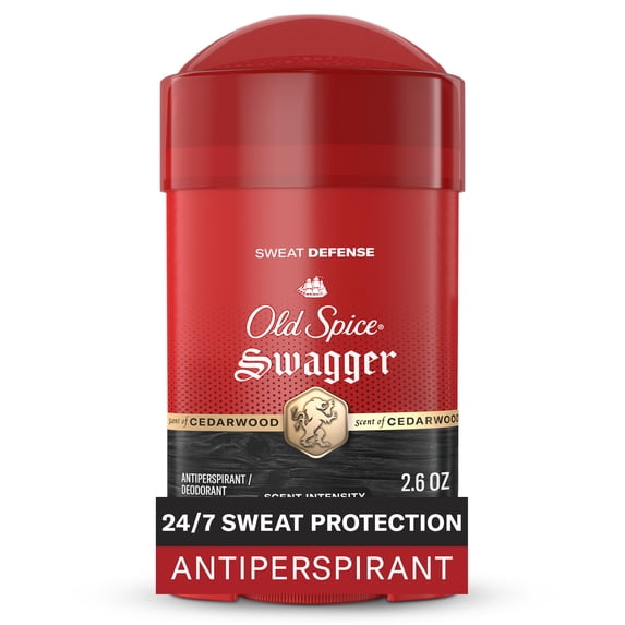Old Spice Men's Antiperspirant Deodorant Sweat Defense Pure Sport Plus Stronger Swagger, 2.6 oz