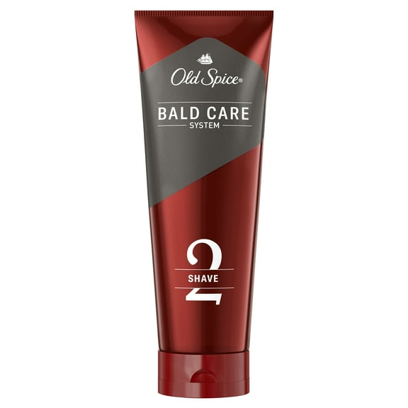 Old Spice Men's Bald Care System Lather-less Shave Cream with Vitamin E, 10.9 fl oz