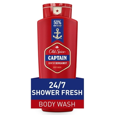Old Spice Red Collection Body Wash for Men, Captain Scent, 24 fl oz