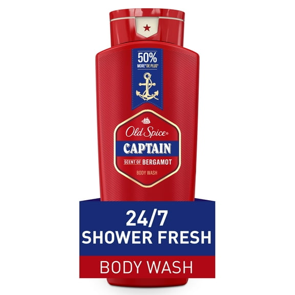 Old Spice Red Collection Body Wash for Men, Captain Scent, 24 fl oz