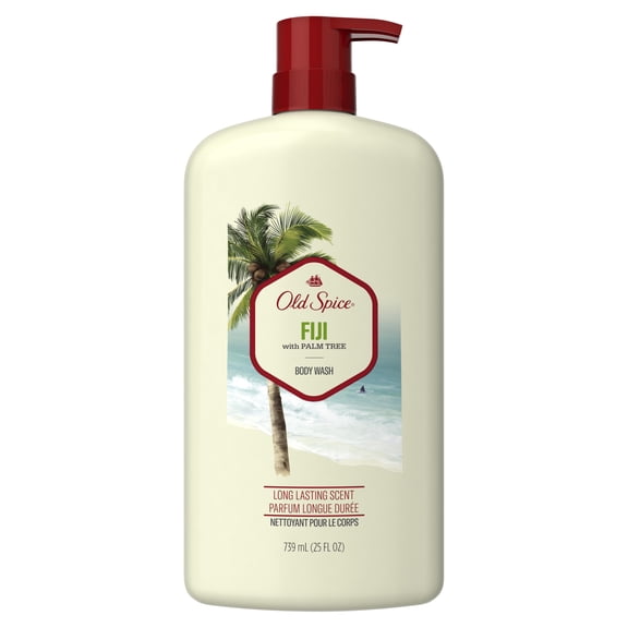 Old Spice Men's Body Wash Fiji with Palm Tree, 25 oz