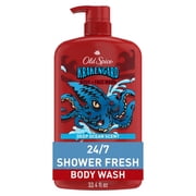 Old Spice Body Wash for Men, Krakengard 2 in 1 with Lasting Scent, 33.4oz