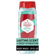 Old Spice Men's Body Wash Moisturizing Hydro Wash Pure Sport Plus, 21 oz