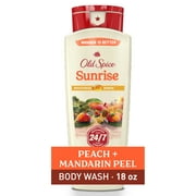 Old Spice Men's Body Wash for Men, Sunrise Scent, 24/7 Shower Fresh, 18 oz