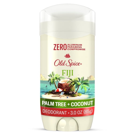 Old Spice Deodorant for Men, Aluminum Free, Invisible Solid Deodorant Stick, Fiji, 3 oz